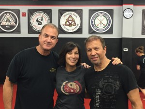 Guro David with Diana Lee Inosanto and Guro Ron Balicki